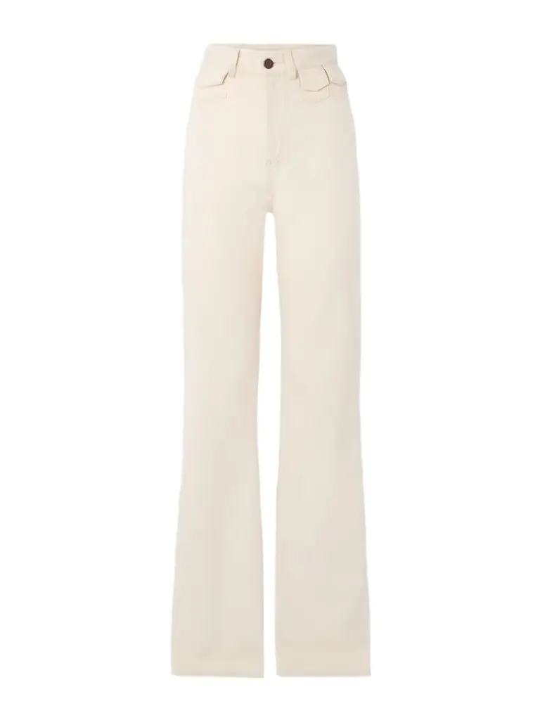 High-rise Straight-leg Jeans