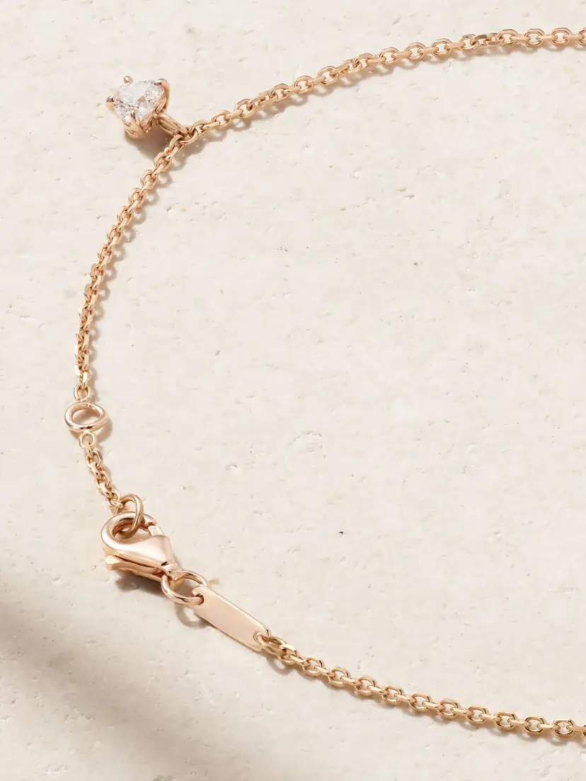 Anita Ko 18-karat Rose Gold Diamond Anklet | Thumbnail 3 Anita Ko 18-karat Rose Gold Diamond Anklet | Thumbnail 3