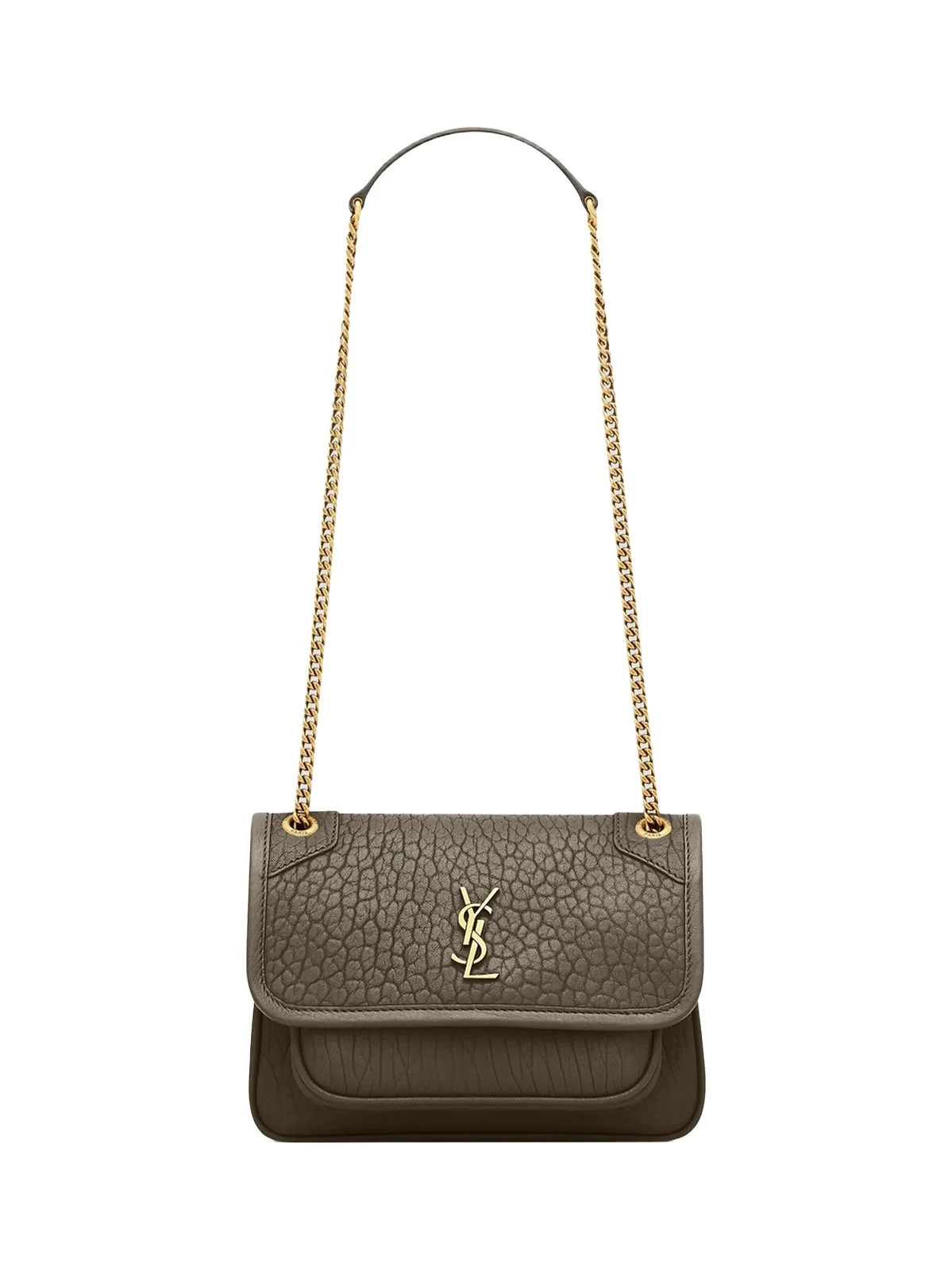Saint Laurent Women's Niki Mini Bag in Grained Lambskin - Light Musk
