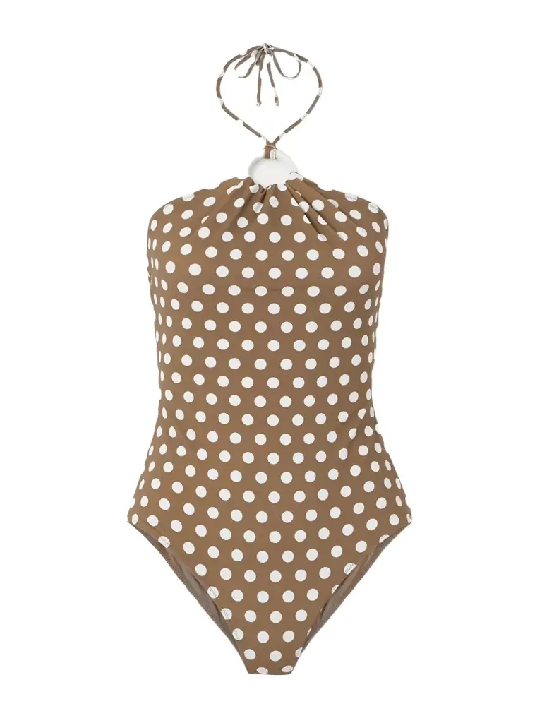 Marysia Avalon Polka-dot Halterneck Swimsuit | Image 1 Marysia Avalon Polka-dot Halterneck Swimsuit | Image 1