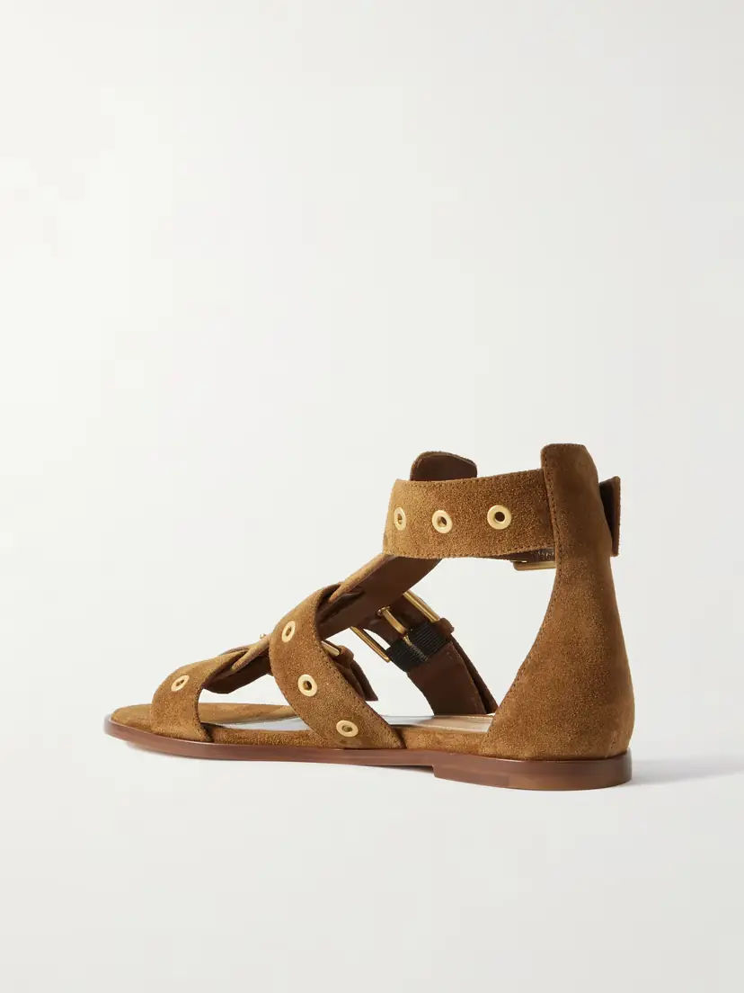 Gianvito Rossi Buckled Suede Sandals | Thumbnail 3