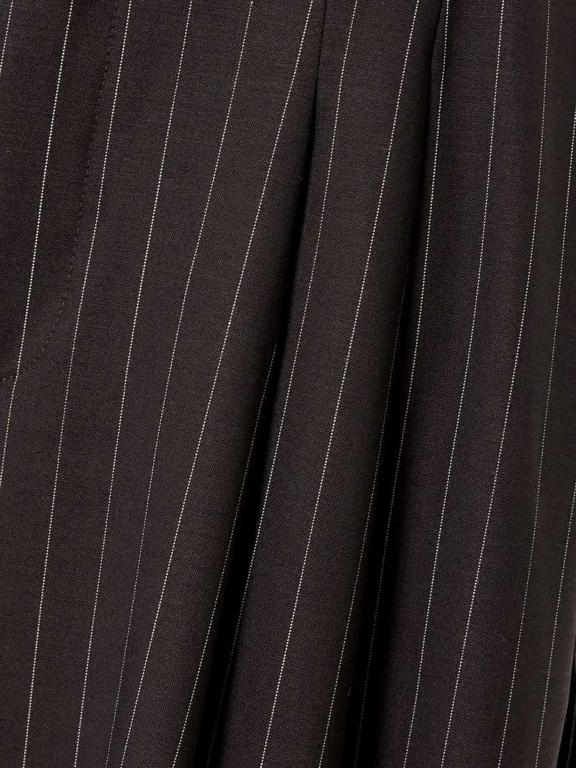 St. Agni Pinstriped Pleated Wool-blend Wide-leg Pants | Thumbnail 5 St. Agni Pinstriped Pleated Wool-blend Wide-leg Pants | Thumbnail 5