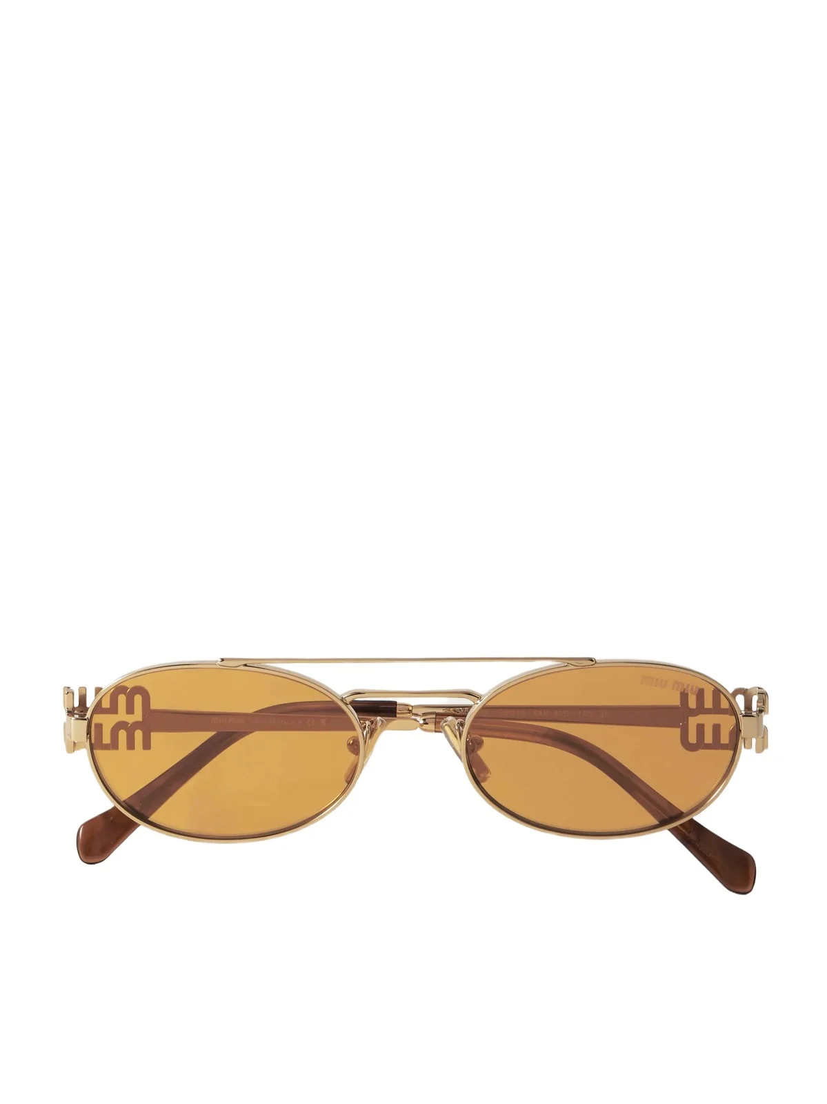 Oval-frame Gold-tone Sunglasses Oval-frame Gold-tone Sunglasses