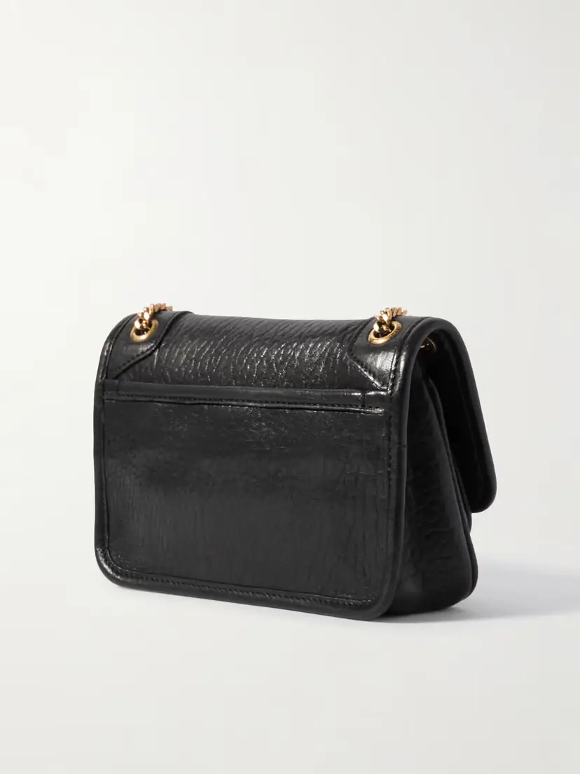 Saint Laurent Niki Mini Crinkled-leather Shoulder Bag | Thumbnail 3 Saint Laurent Niki Mini Crinkled-leather Shoulder Bag | Thumbnail 3