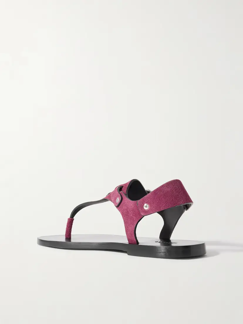 Isabel Marant Akel Embellished Suede Sandals | Thumbnail 3