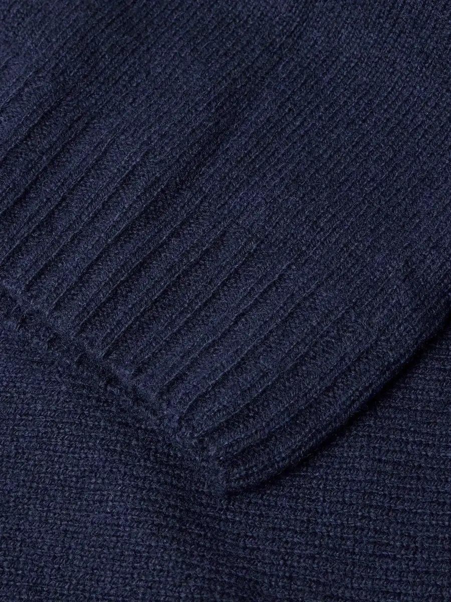 John Smedley Norfolk Recycled-Cashmere and Merino Wool-Blend Sweater - Men | Thumbnail 4 John Smedley Norfolk Recycled-Cashmere and Merino Wool-Blend Sweater - Men | Thumbnail 4