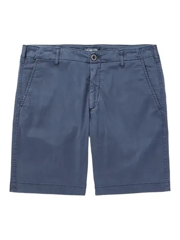 Ponche Straight-Leg Lyocell and Cotton-Blend Bermuda Shorts - Men Ponche Straight-Leg Lyocell and Cotton-Blend Bermuda Shorts - Men