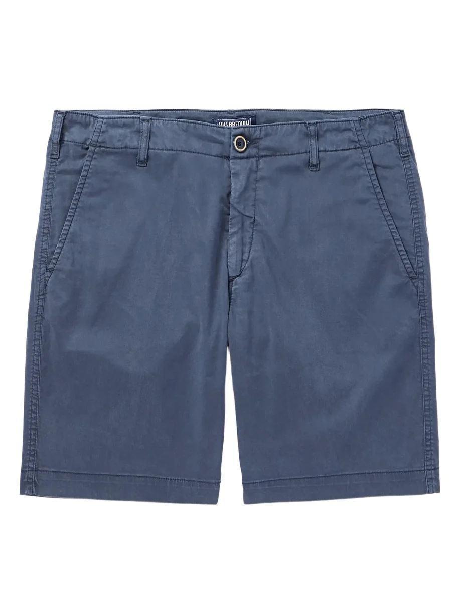 Ponche Straight-Leg Lyocell and Cotton-Blend Bermuda Shorts - Men Ponche Straight-Leg Lyocell and Cotton-Blend Bermuda Shorts - Men