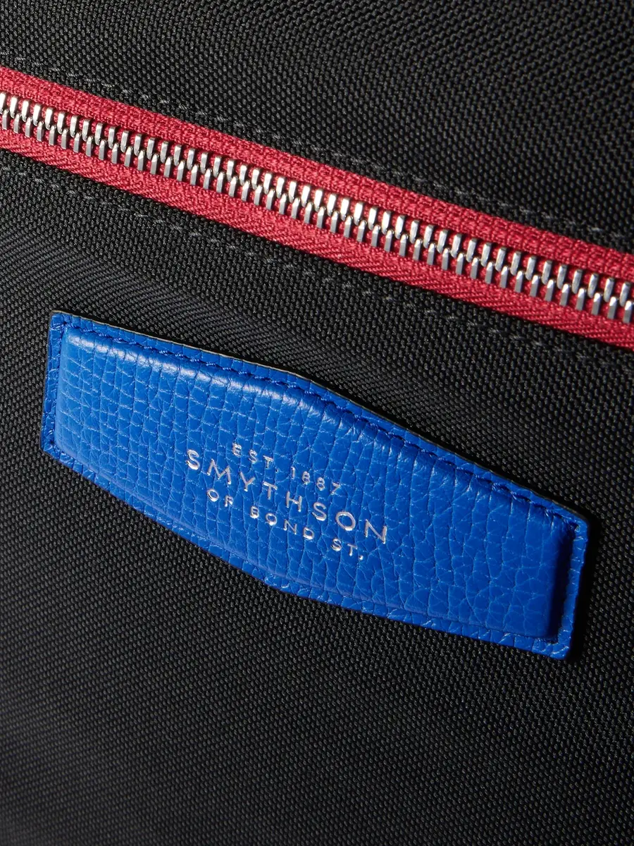 Smythson Norton Leather-Trimmed ECONYL® Backpack - Men | Thumbnail 4 Smythson Norton Leather-Trimmed ECONYL® Backpack - Men | Thumbnail 4