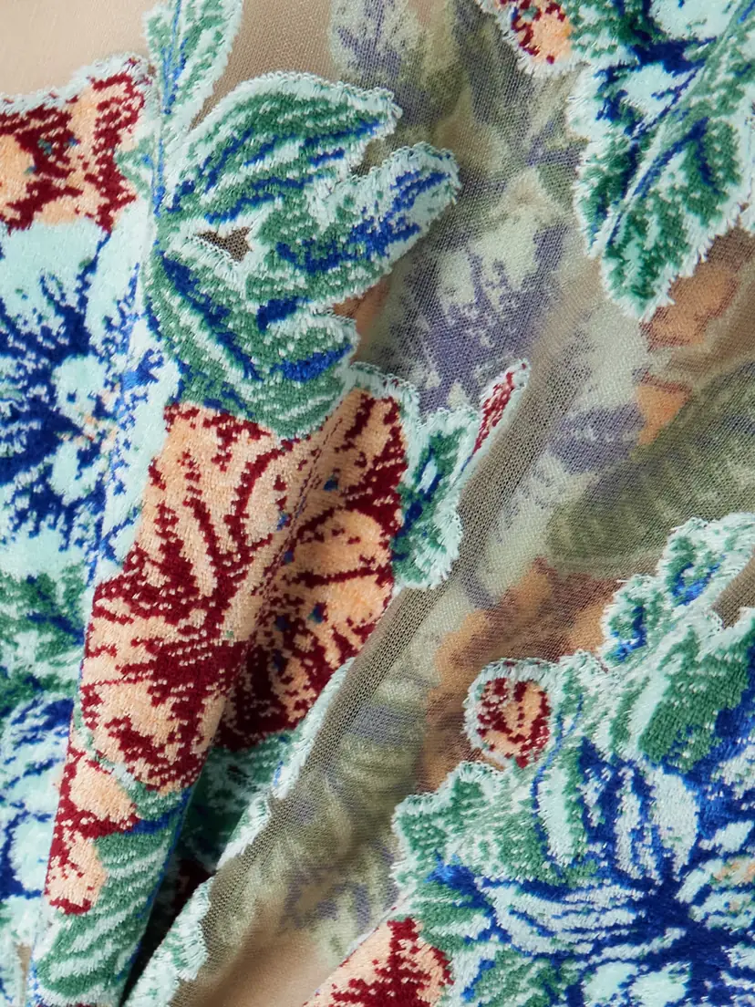 Rabanne Devoré Jacquard-knit Dress | Thumbnail 4