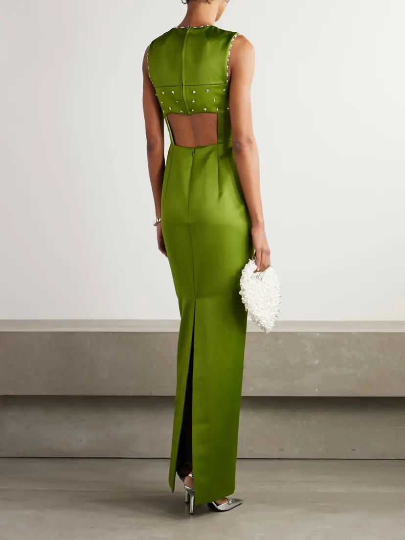 Emilia Wickstead Amadine Embellished Recycled-satin Gown | Thumbnail 3 Emilia Wickstead Amadine Embellished Recycled-satin Gown | Thumbnail 3