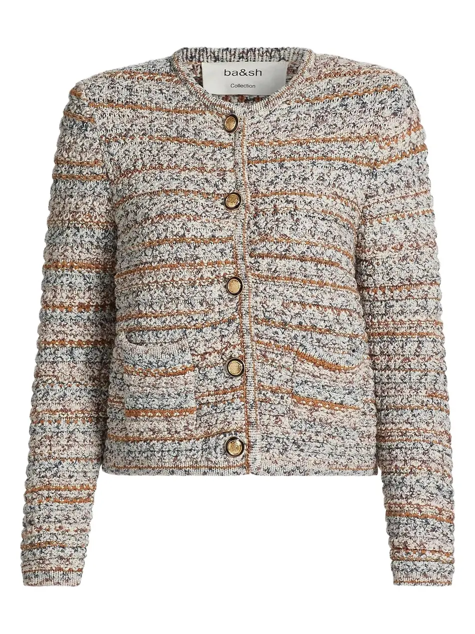 Women's Mixed Knit Cardigan