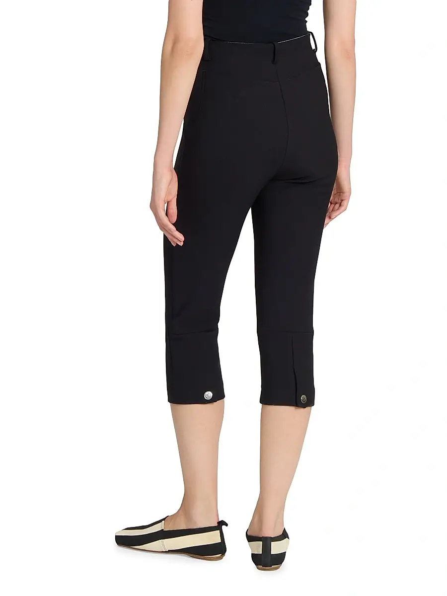 Jacquemus Women's Seamed Capri Pants - Black | Thumbnail 5 Jacquemus Women's Seamed Capri Pants - Black | Thumbnail 5