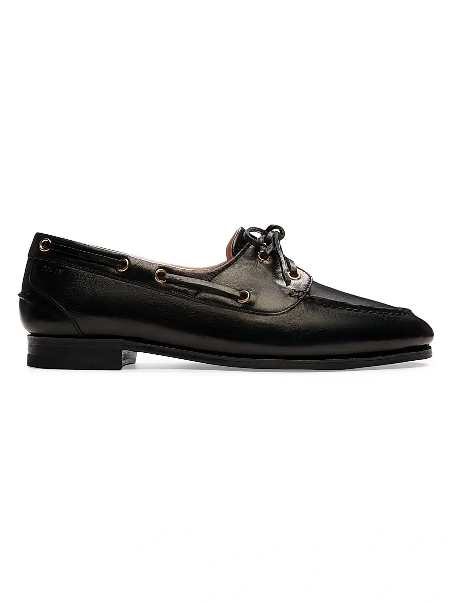 BALLY Women's Pathy Leather Loafers - Black - Size 8 | Image 1 BALLY Women's Pathy Leather Loafers - Black - Size 8 | Image 1