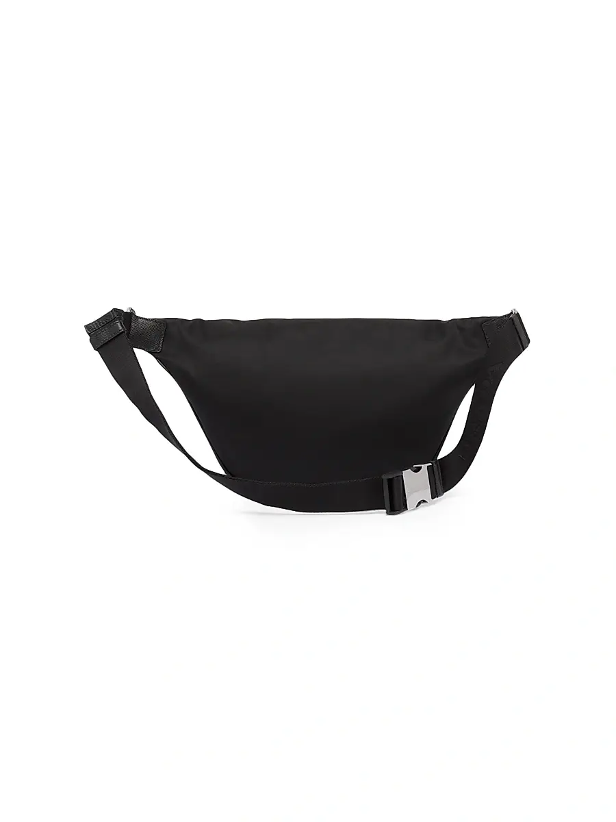 Prada Men's Re-Nylon And Saffiano Leather Belt Bag | Thumbnail 4 Prada Men's Re-Nylon And Saffiano Leather Belt Bag | Thumbnail 4