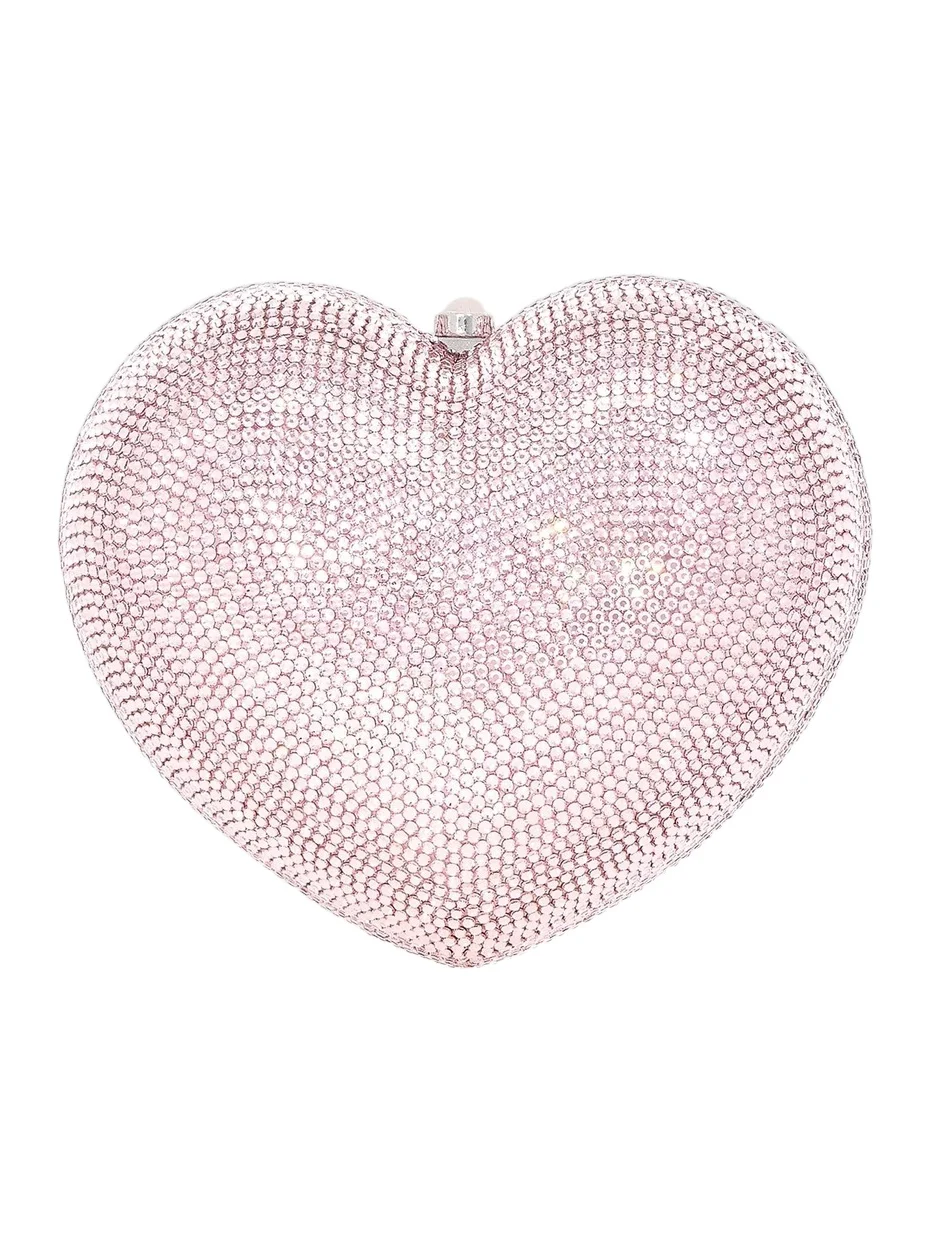Women's Petite Heart Crystal-Embellished Clutch Women's Petite Heart Crystal-Embellished Clutch