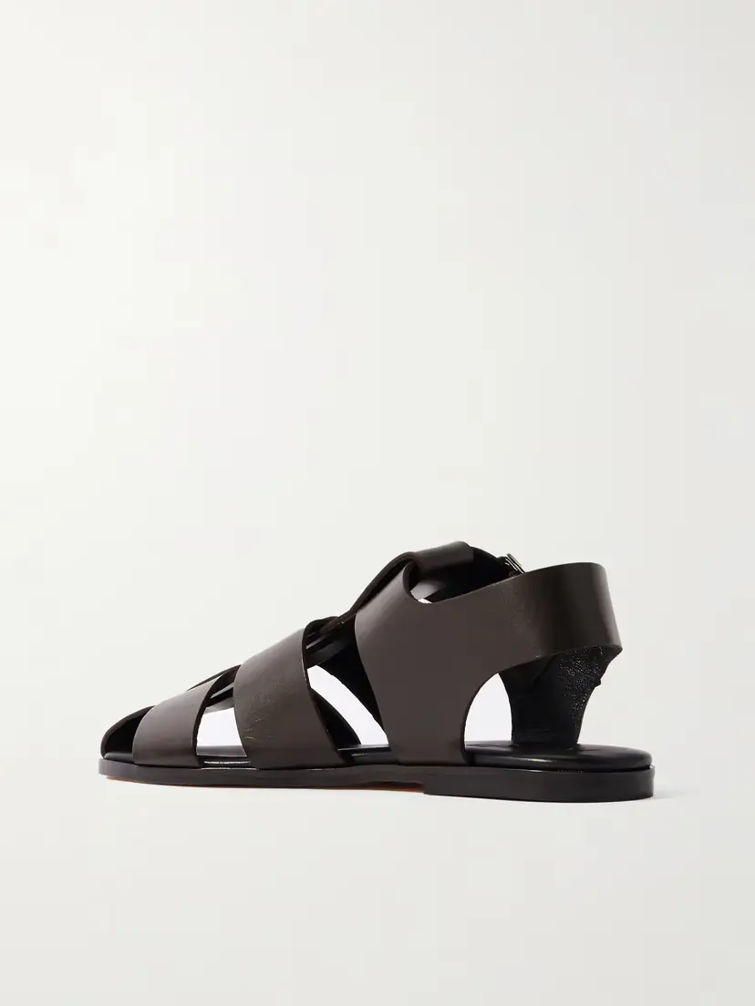 aeyde Whit Leather Sandals | Thumbnail 3
