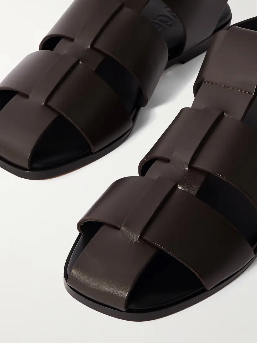 aeyde Whit Leather Sandals | Thumbnail 4