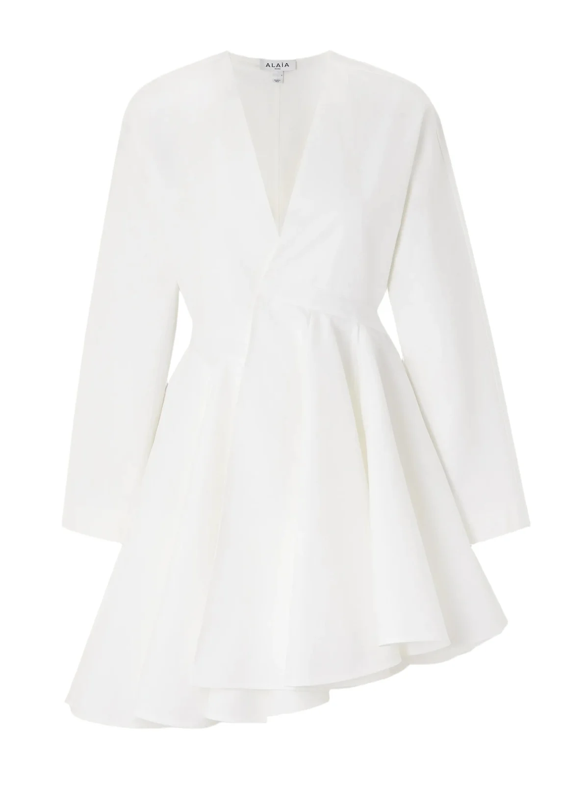 Asymmetric Cotton-poplin Mini Dress Asymmetric Cotton-poplin Mini Dress