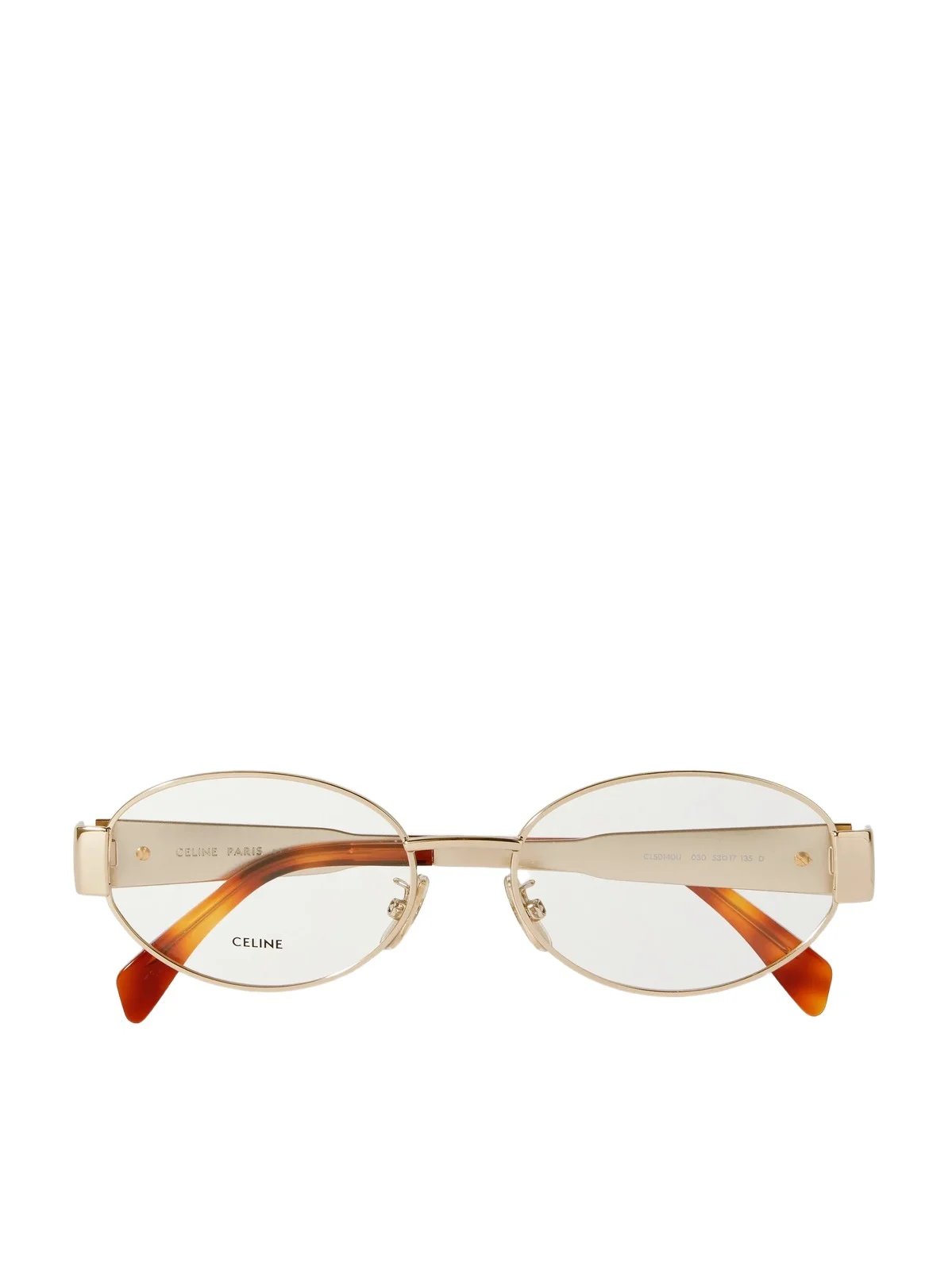 Triomphe Oval-frame Gold-tone Optical Glasses Triomphe Oval-frame Gold-tone Optical Glasses