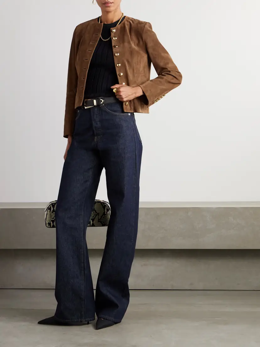 Nili Lotan Nanon Suede Jacket | Thumbnail 2