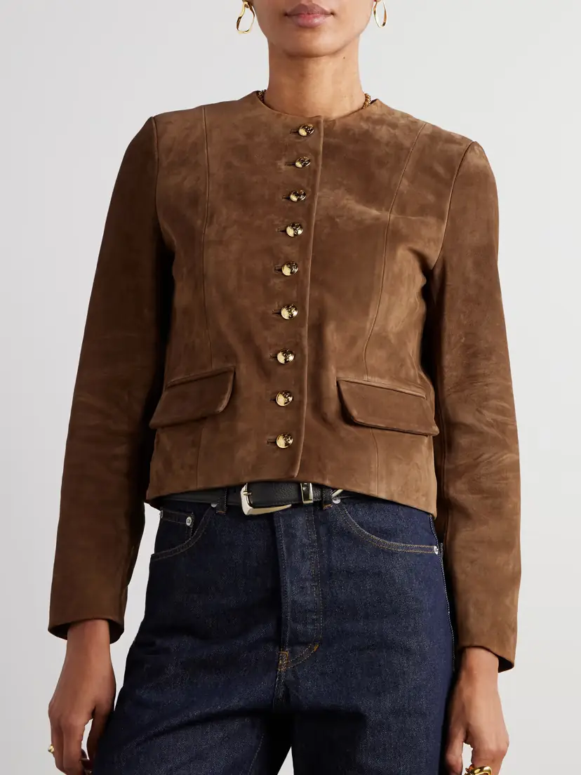 Nili Lotan Nanon Suede Jacket | Thumbnail 3