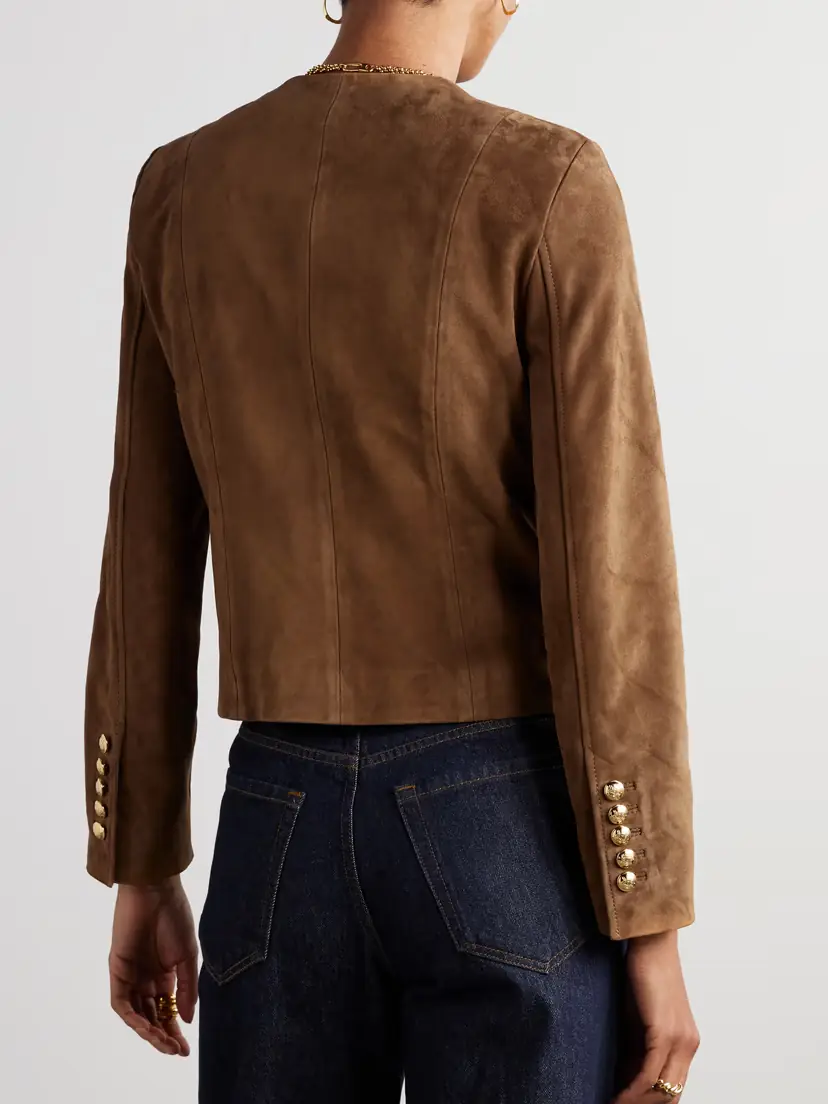Nili Lotan Nanon Suede Jacket | Thumbnail 4