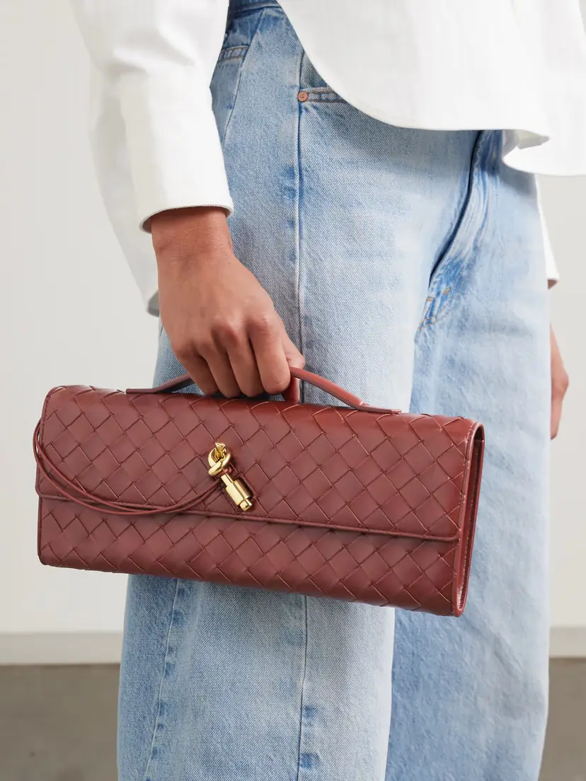 Bottega Veneta Andiamo Long Intrecciato Leather Clutch | Thumbnail 2 Bottega Veneta Andiamo Long Intrecciato Leather Clutch | Thumbnail 2