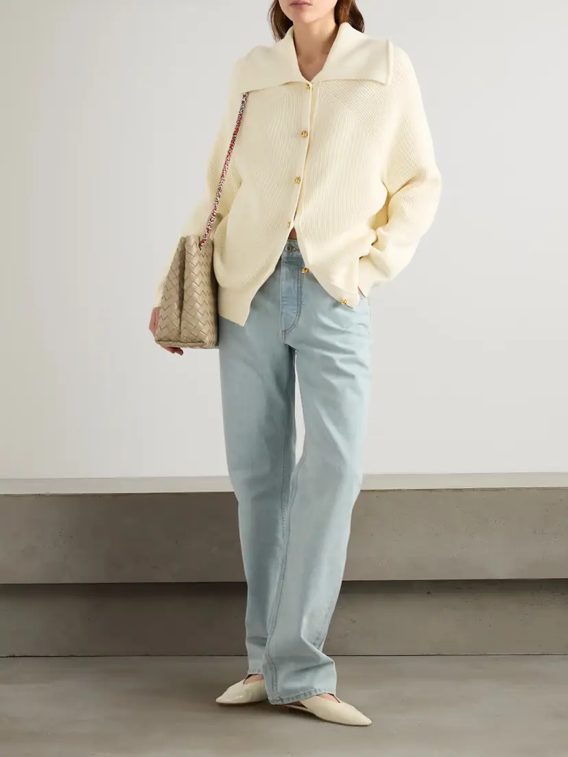 Bottega Veneta Ribbed Cotton Cardigan | Thumbnail 2