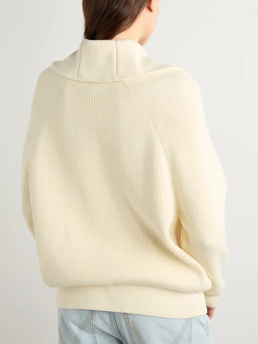 Bottega Veneta Ribbed Cotton Cardigan | Thumbnail 3