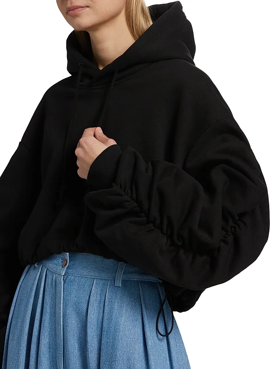 anOnlyChild Women's Just A Pinch Cotton Sanguinetti Hoodie | Thumbnail 6 anOnlyChild Women's Just A Pinch Cotton Sanguinetti Hoodie | Thumbnail 6