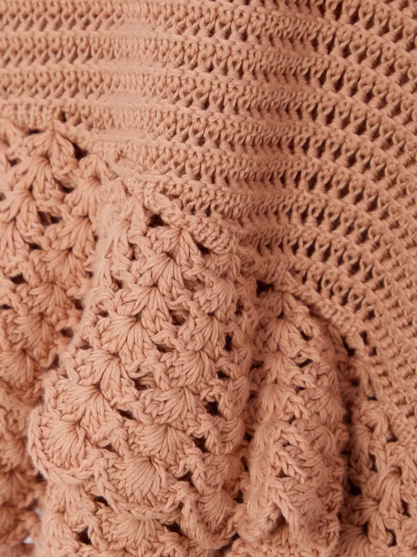 Chloé Ruffled Crocheted Cotton Shorts | Thumbnail 5 Chloé Ruffled Crocheted Cotton Shorts | Thumbnail 5