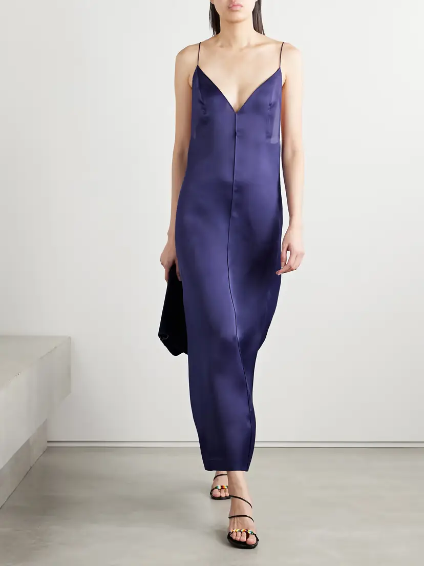 Khaite Tulula Silk-organza Midi Dress | Thumbnail 2