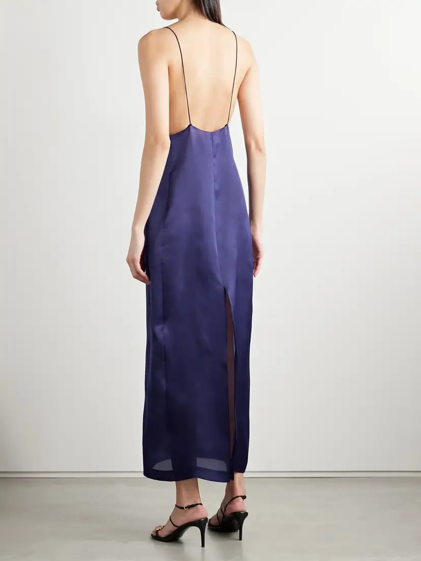 Khaite Tulula Silk-organza Midi Dress | Thumbnail 3