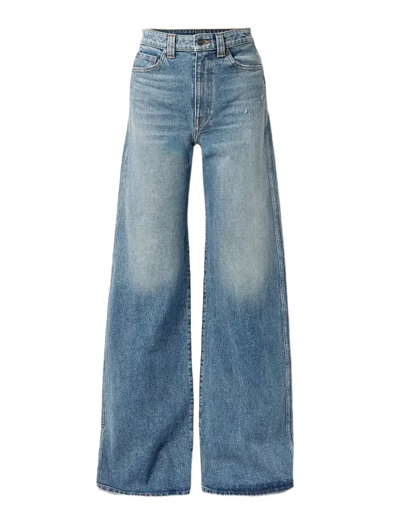 Dane High-rise Wide-leg Jeans