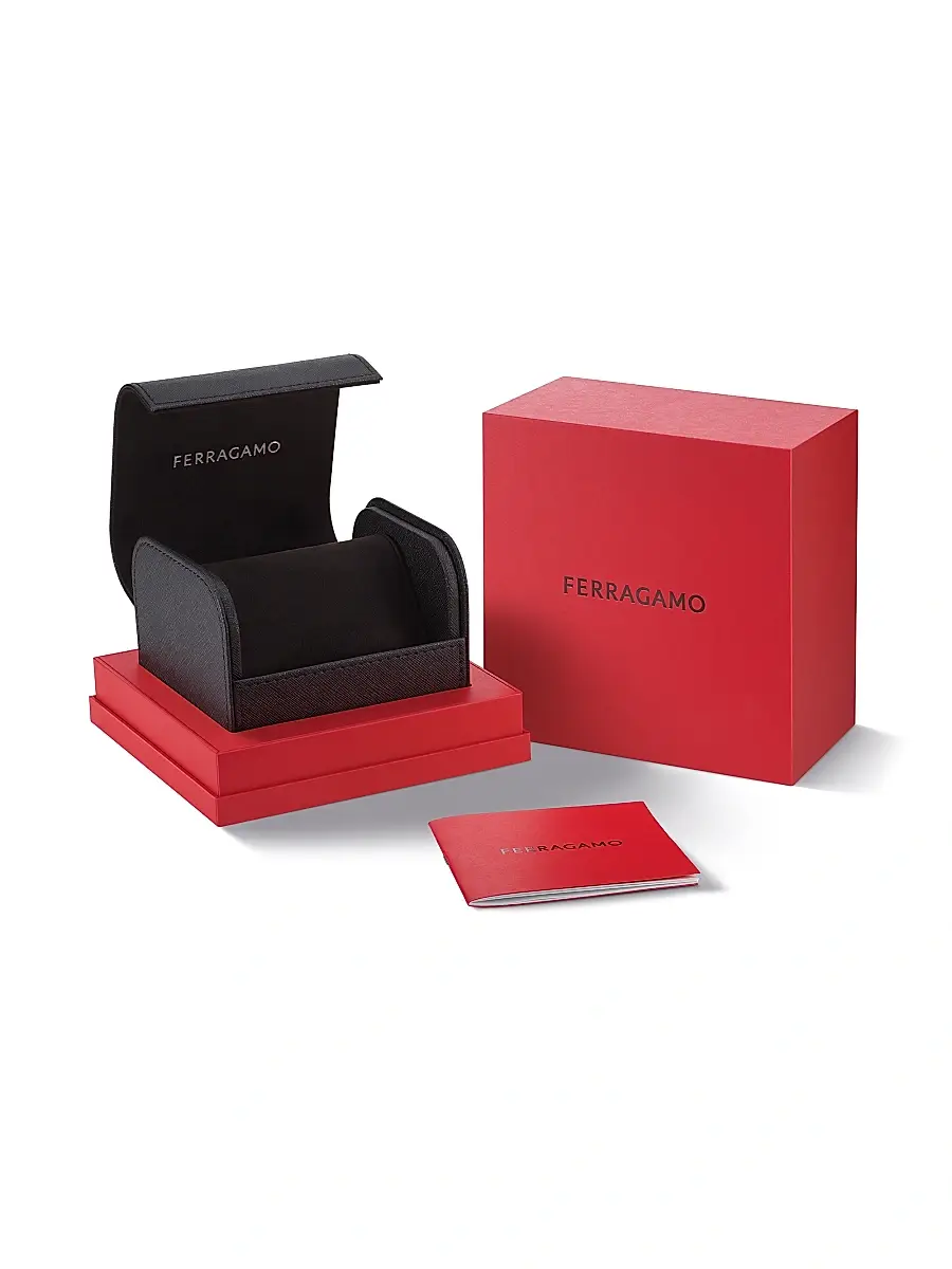 FERRAGAMO Men's Rose Goldtone & Silicone Chronograph Watch/44MM - Rose Gold | Thumbnail 4 FERRAGAMO Men's Rose Goldtone & Silicone Chronograph Watch/44MM - Rose Gold | Thumbnail 4