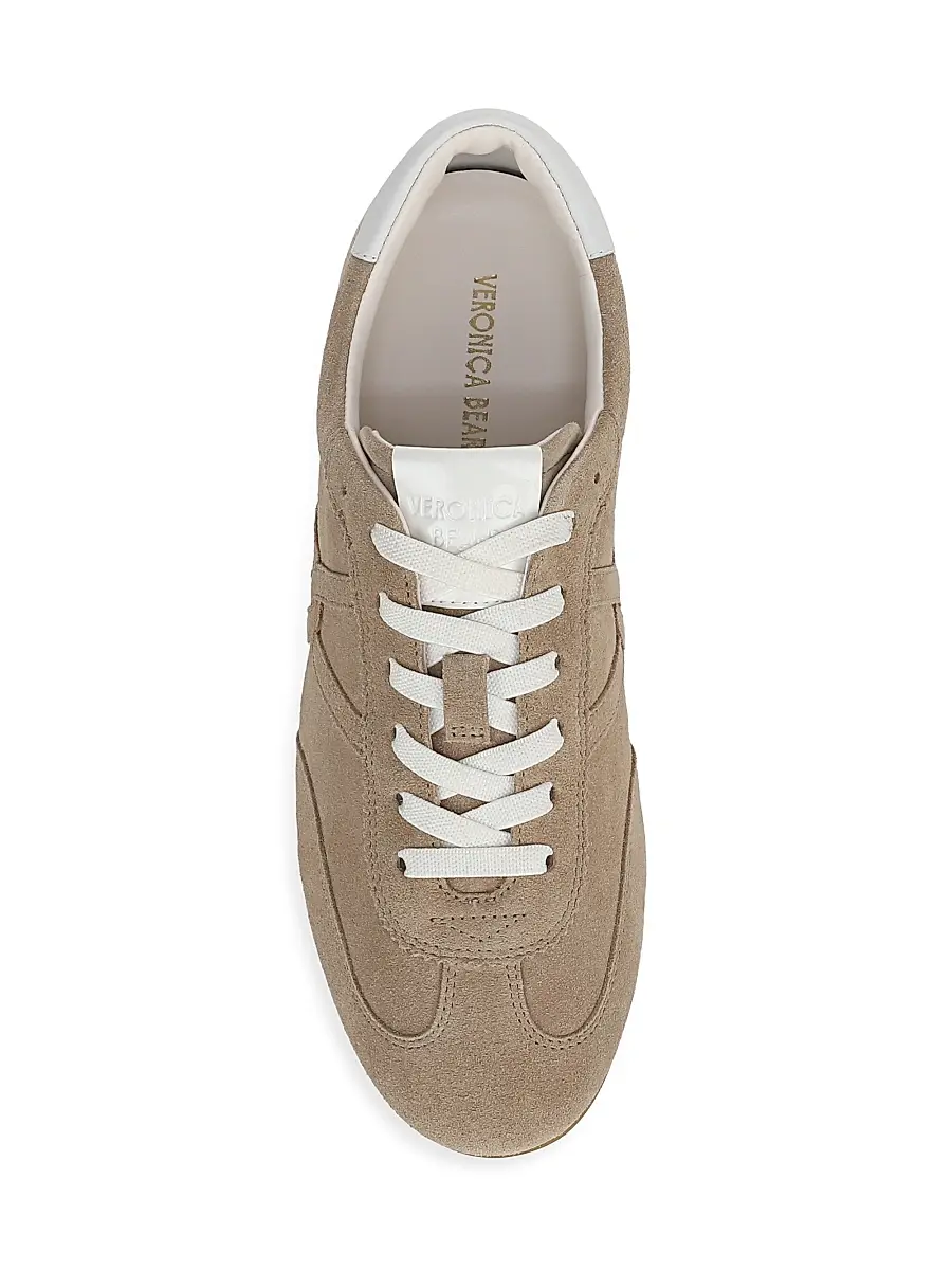 Veronica Beard Women's Riviera Suede Sneakers | Thumbnail 4 Veronica Beard Women's Riviera Suede Sneakers | Thumbnail 4