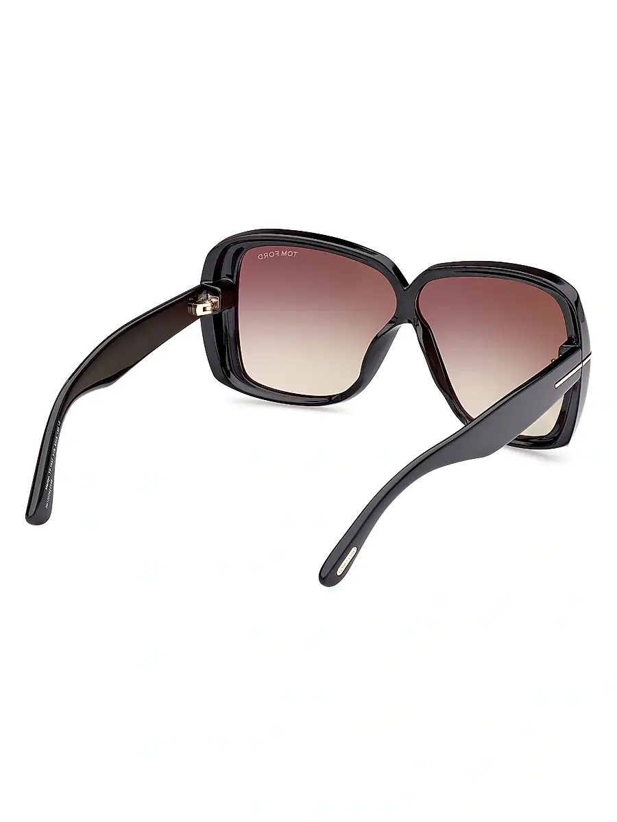 TOM FORD Women's 61MM Butterfly Sunglasses - Black Grey | Thumbnail 6 TOM FORD Women's 61MM Butterfly Sunglasses - Black Grey | Thumbnail 6