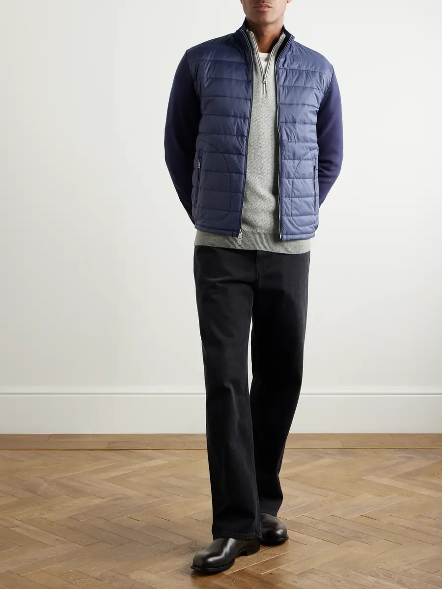 Ralph Lauren Purple Label Slim-Fit Padded Shell-Trimmed Wool Jacket - Men | Thumbnail 2 Ralph Lauren Purple Label Slim-Fit Padded Shell-Trimmed Wool Jacket - Men | Thumbnail 2