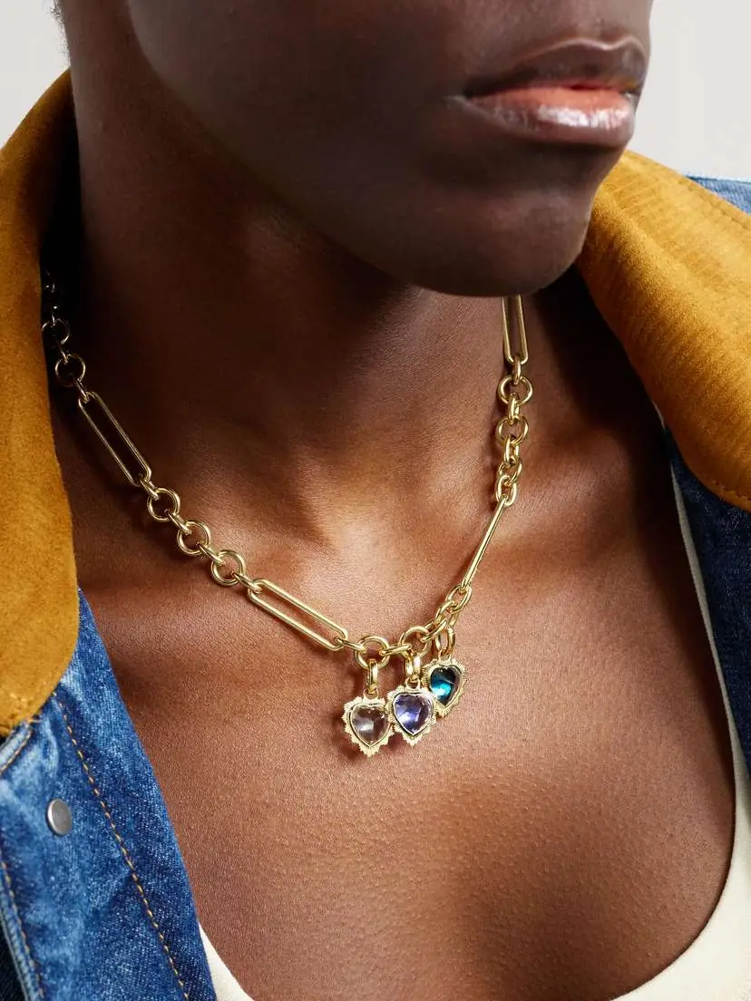 Foundrae 18-karat Gold Multi-stone Necklace | Thumbnail 2