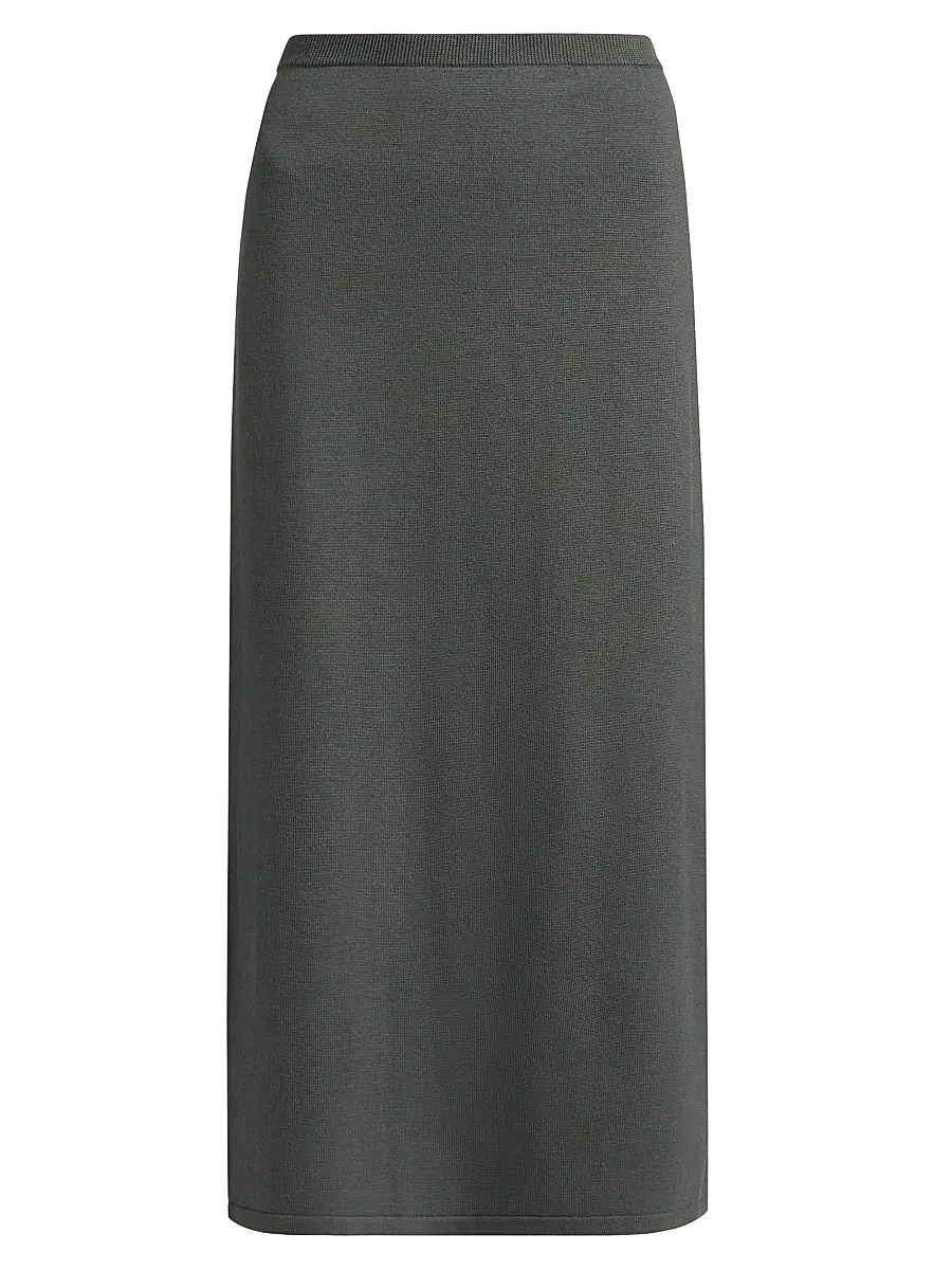 Cami NYC Women's Jovina Wool Knit Midi Skirt - Bayou | Image 1 Cami NYC Women's Jovina Wool Knit Midi Skirt - Bayou | Image 1