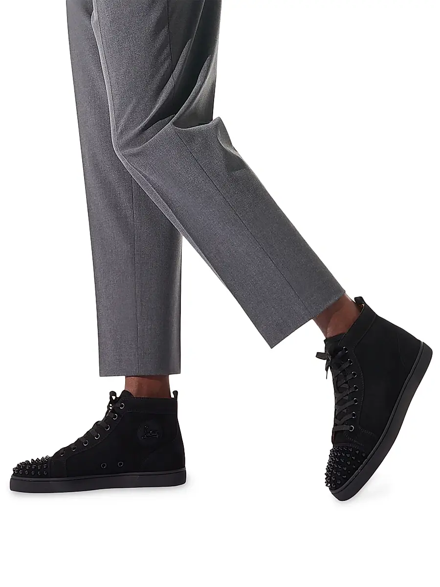 Christian Louboutin Men's Lou Spikes Sneakers | Thumbnail 2 Christian Louboutin Men's Lou Spikes Sneakers | Thumbnail 2