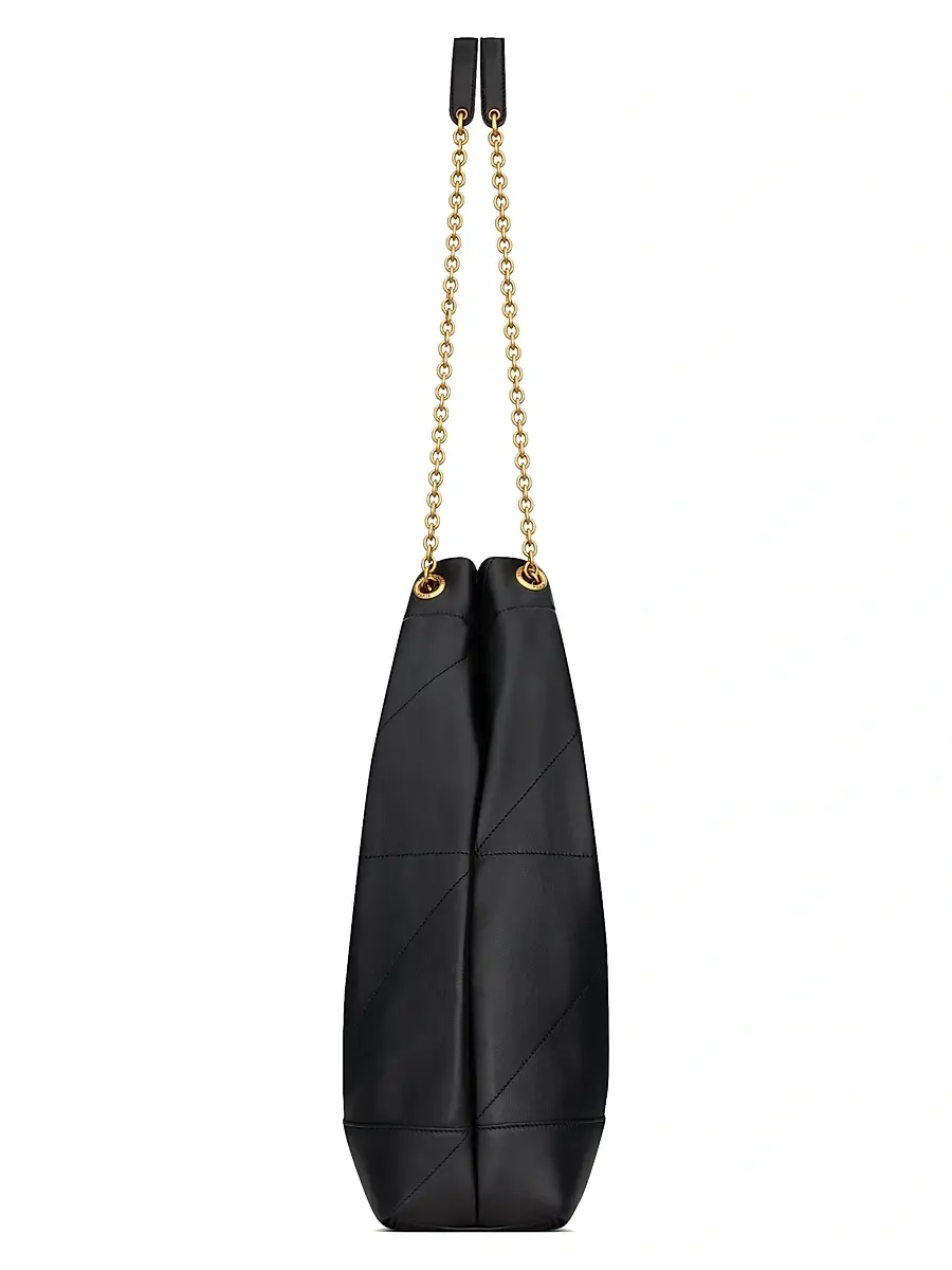 Saint Laurent Women's Jamie Pochon Shoulder Bag - Black | Thumbnail 4 Saint Laurent Women's Jamie Pochon Shoulder Bag - Black | Thumbnail 4
