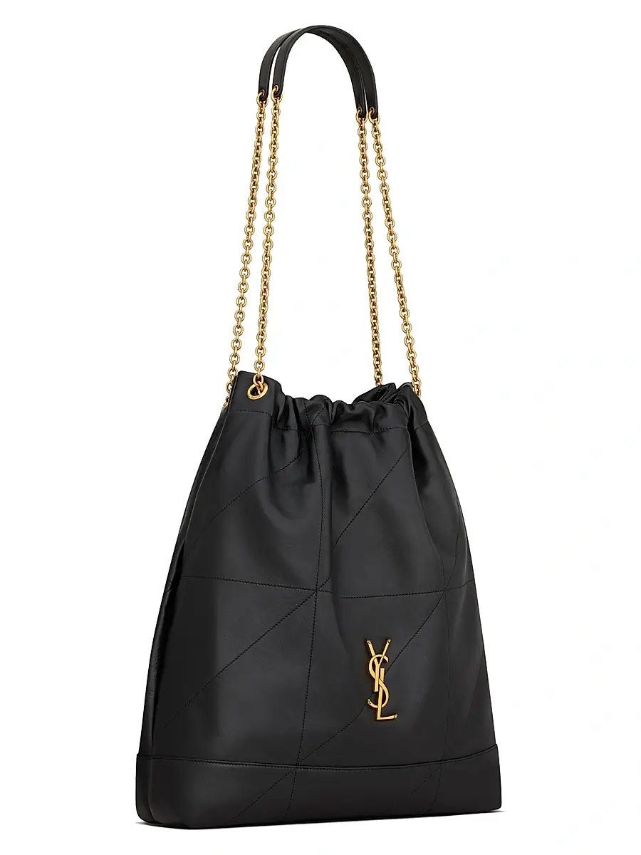 Saint Laurent Women's Jamie Pochon Shoulder Bag - Black | Thumbnail 7 Saint Laurent Women's Jamie Pochon Shoulder Bag - Black | Thumbnail 7