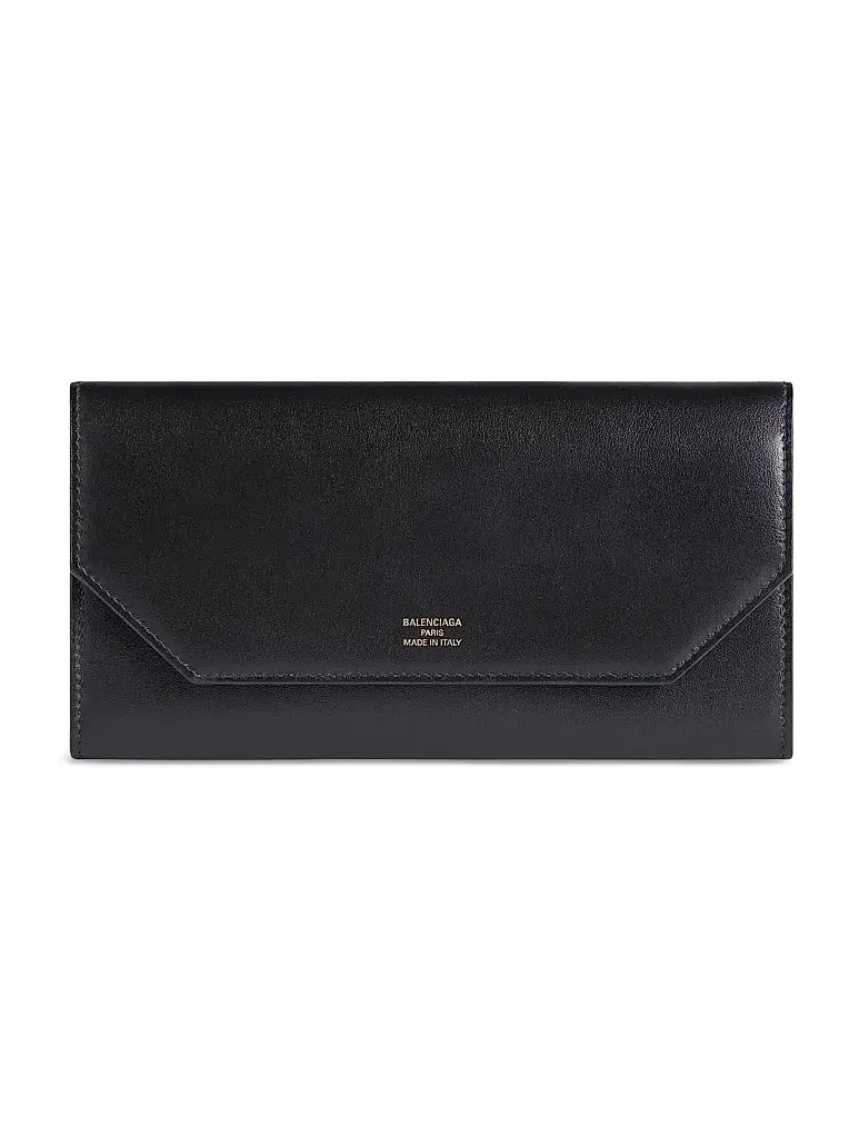 Women's Envelope Long Wallet with Card Holder - Black Women's Envelope Long Wallet with Card Holder - Black