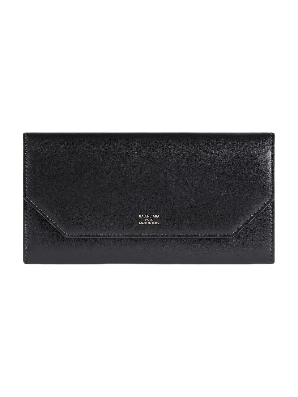 Balenciaga Women's Envelope Long Wallet with Card Holder - Black