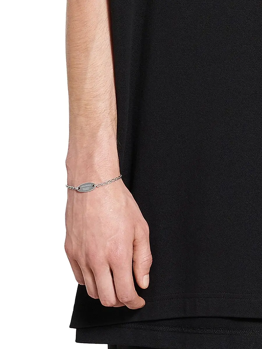 Balenciaga Men's Everyday Bracelet - Antique Silver | Thumbnail 2 Balenciaga Men's Everyday Bracelet - Antique Silver | Thumbnail 2