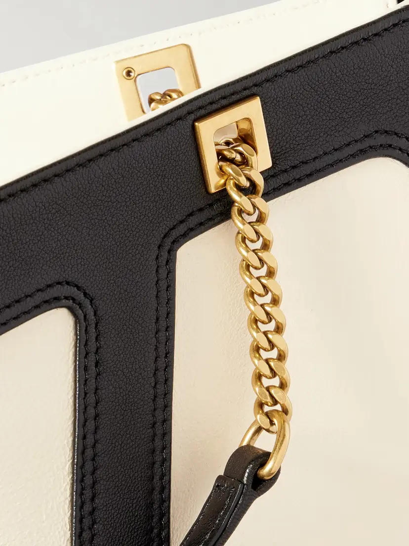 Valentino Garavani Viva Superstar Medium Two-tone Leather Shoulder Bag | Thumbnail 4