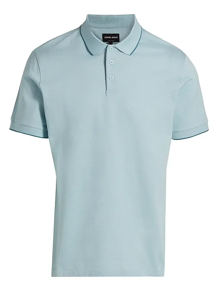 Men's Tipped Jersey Polo Shirt Men's Tipped Jersey Polo Shirt