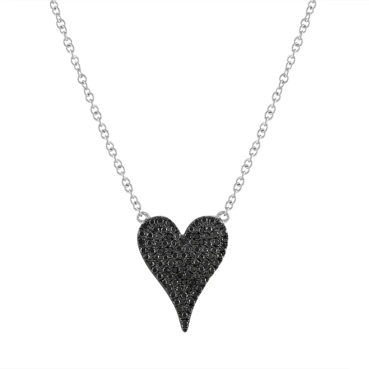 Stephanie Gottlieb Black Diamond Small Heart Necklace | Thumbnail 2 Stephanie Gottlieb Black Diamond Small Heart Necklace | Thumbnail 2